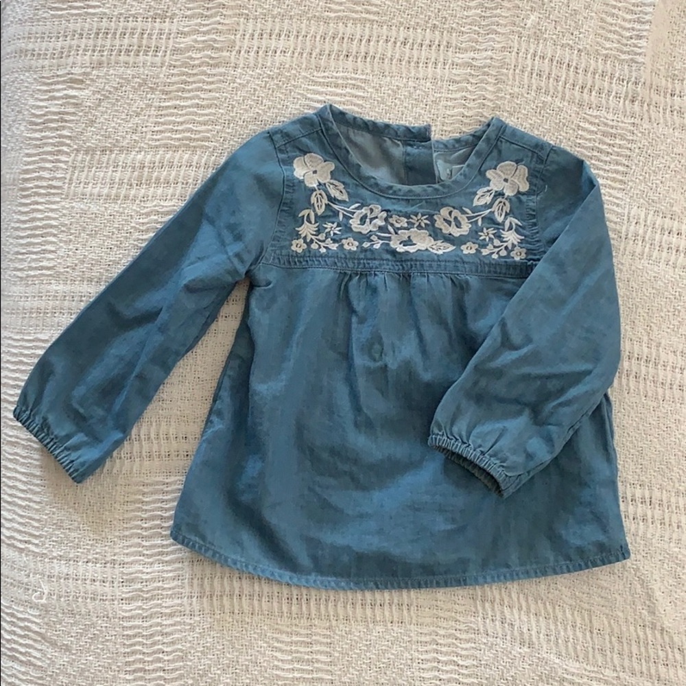 Denim girls shirt